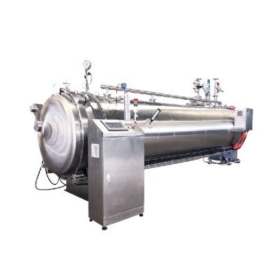 Steam and air retort